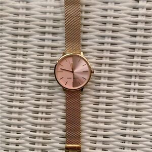 Nine West Gold and Pink Women's Watch